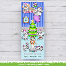 Charger l&#39;image dans la galerie, Lawn Fawn - pawsitive christmas clear stamp set - Design Creative Bling
