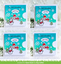 Load image into Gallery viewer, Lawn Fawn - reveal wheel holiday sentiments - clear stamp set
