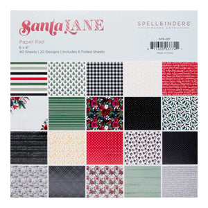 Spellbinders - Santa Lane - Santa Lane Paper Pad from Santa Lane Collection - Design Creative Bling