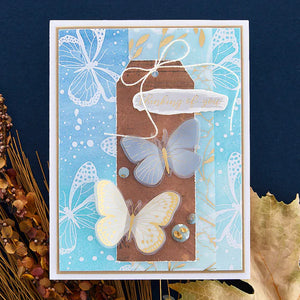 Spellbinders-cardstock - WATER COLOR RESIST 6 X 6" PAPER PAD FROM THE SERENADE OF AUTUMN COLLECTION - Design Creative Bling