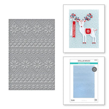 Carica l&#39;immagine nel visualizzatore di Gallery, Spellbinders-Embossing Folder- SKI LODGE EMBOSSING FOLDER FROM THE WINTER TALES COLLECTION BY ZSOKA MARKO - Design Creative Bling
