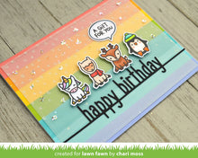 Carica l&#39;immagine nel visualizzatore di Gallery, Lawn Fawn -   say what? Christmas critters- clear stamp set - Design Creative Bling
