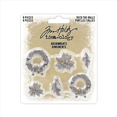 Tim Holtz-Ideaology-2023 Christmas Adornments Deck The Halls - Design Creative Bling