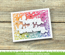 Load image into Gallery viewer, Lawn Fawn - scripty happy outline add-on - lawn cuts - Design Creative Bling

