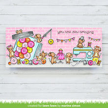 Load image into Gallery viewer, Lawn Fawn - how you bean? buttons add-on - clear stamp set - Design Creative Bling
