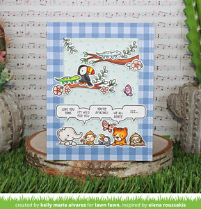 Lawn Fawn - simply celebrate more critters add-on - clear stamp set