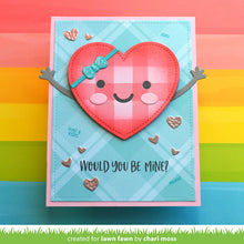 Load image into Gallery viewer, Lawn Fawn - stitched happy heart - lawn cuts - Design Creative Bling
