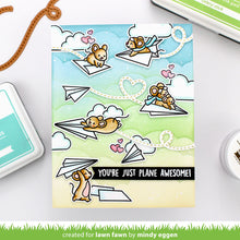 Load image into Gallery viewer, Lawn Fawn - just plane awesome - clear stamp set
