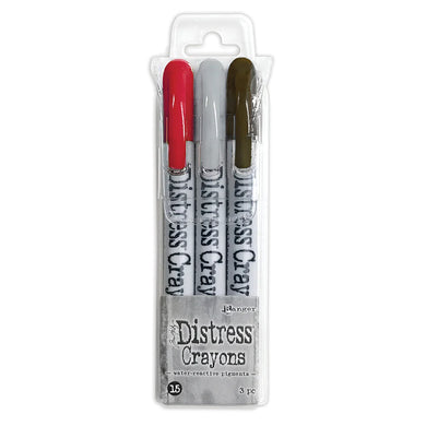 Ranger Ink - Tim Holtz - Distress Crayons - Set 15 - Design Creative Bling