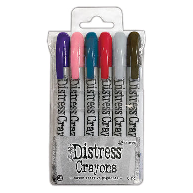 Ranger Ink - Tim Holtz - Distress Crayons - Set 16 - Design Creative Bling