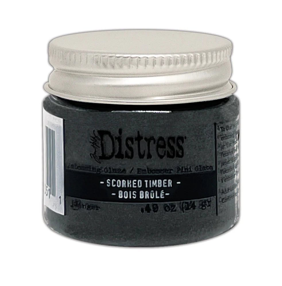 Tim Holtz® Distress Embossing Glaze Scorched Timber (January 2024 New Color) - Design Creative Bling