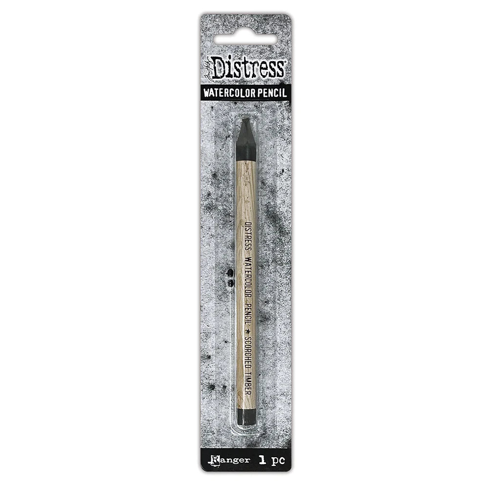 Tim Holtz Distress®  Distress Watercolor Pencil Scorched Timber (January  2024 New Color) - Design Creative Bling