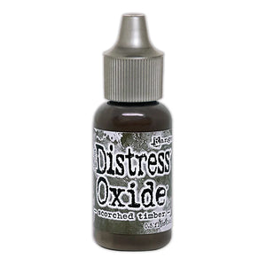 Tim Holtz Distress® Oxide® Ink Pad Re-Inker Scorched Timber  0.5oz  ( January 2024 New Color) - Design Creative Bling