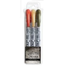 Carica l&#39;immagine nel visualizzatore di Gallery, Ranger Ink - Tim Holtz - Distress Mica Crayons HALLOWEEN PEARL SET 5 - Design Creative Bling
