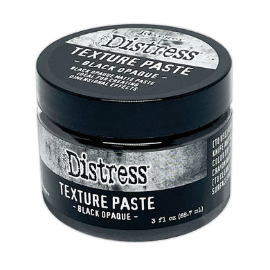 Tim Holtz Distress Texture Paste 3oz - Black Opaque - Design Creative Bling
