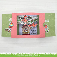 Load image into Gallery viewer, Lawn Fawn - winter birds add-on - clear stamp set
