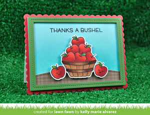 Lawn Fawn - thanks a bushel - clear stamp set - Design Creative Bling