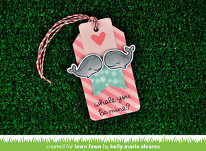 Lawn Fawn - whale you be mine - clear stamp set - Design Creative Bling