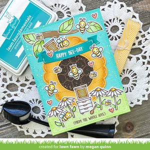 Lawn Fawn - hive five- clear stamp set