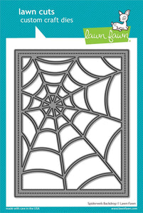 Lawn Fawn-spiderweb backdrop-Lawn Cuts-Dies