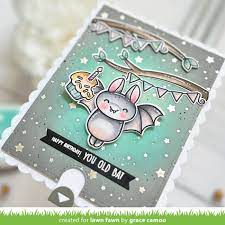 Lawn Fawn - Batty For You - clear stamp set