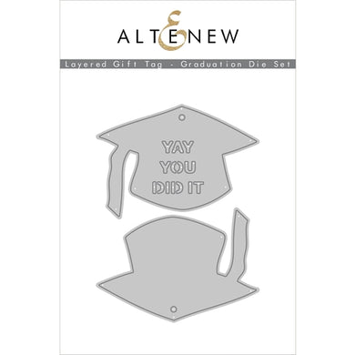 Altenew  - Layered Gift Tag- Graduation Die - Design Creative Bling
