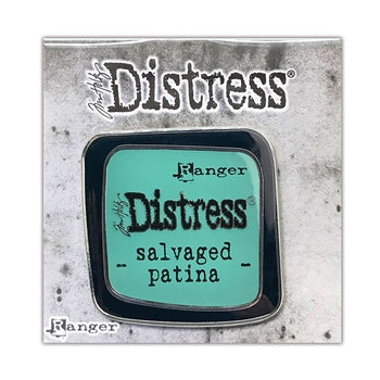 Tim Holtz -Distress Enamel Collector Pin - Salvaged Patina