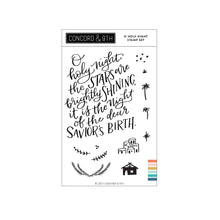 Load image into Gallery viewer, Concord &amp; 9th - Clear stamp set - O Holy Night - Design Creative Bling
