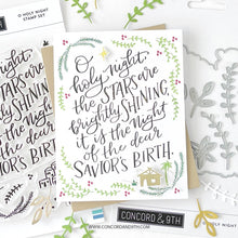 Load image into Gallery viewer, Concord &amp; 9th - Clear stamp set - O Holy Night - Design Creative Bling
