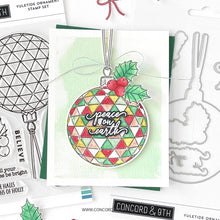 Cargar imagen en el visor de la galería, Concord &amp; 9th - Clear stamp set - Yuletide Ornament - Design Creative Bling
