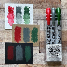 Load image into Gallery viewer, Ranger Ink - Tim Holtz - Distress Mica Crayons HOLIDAY PEARL SET 1
