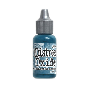 Tim Holtz Distress® Oxide® Ink Pad Re-Inker Uncharted Mariner  0.5oz  ( June 2022 New Color)