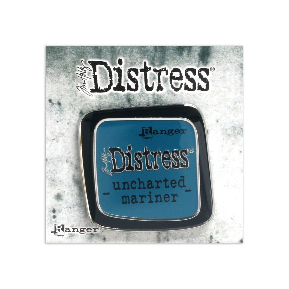Tim Holtz -Distress Enamel Collector Pin - Uncharted Mariner - Design Creative Bling