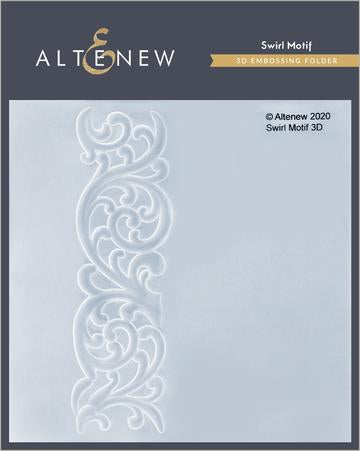 Altenew - 3D Embossing Folder - Swirl Motif - Design Creative Bling
