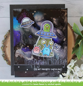 Lawn Fawn - Clear Acrylic Stamps - Beam Me Up
