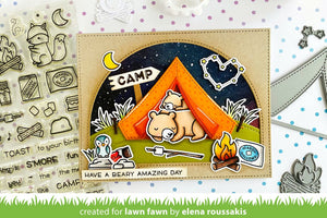 Lawn Fawn - S'more The Merrier - clear stamp set - Design Creative Bling