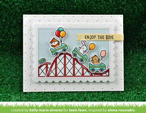 Lawn Fawn - Coaster Critters - clear stamp set