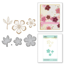 Load image into Gallery viewer, Spellbinders-Hot Foil Plate-Glimmer Plate-Glimmering Layered Flowers
