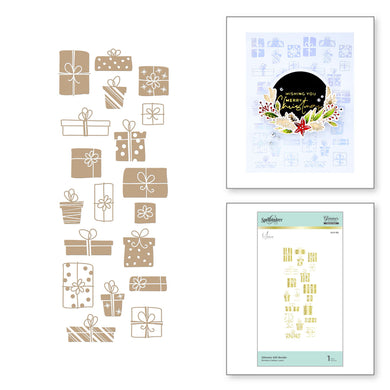 Spellbinders-Glimmer Gift Border Hot Foil Plates-Hot foil plate - Design Creative Bling