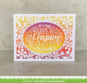 Lawn Fawn - Clear photopolymer Stamps - Giant Easter Messages
