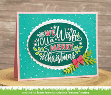 Load image into Gallery viewer, Lawn Fawn - Giant Holiday Messages - clear stamp set
