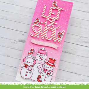 Lawn Fawn - Giant Let It Snow - lawn cuts - Design Creative Bling