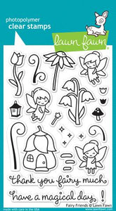 Lawn Fawn -   Fairy Friends- clear stamp set