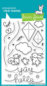 Lawn Fawn - Halloween - Clear Photopolymer Stamps - Yay, Kites - Design Creative Bling