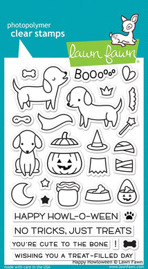 Lawn Fawn - Happy Howloween - clear stamp set - Design Creative Bling