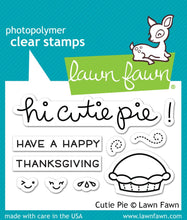 Load image into Gallery viewer, Lawn Fawn-Clear Stamp 3&quot; x 2&quot;- Cutie Pie
