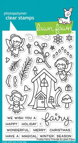 Lawn Fawn -   Frosty Fairy Friends- clear stamp set