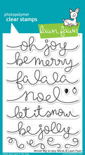 Load image into Gallery viewer, Lawn Fawn - Winter Big Scripty Words - clear stamp set - Design Creative Bling

