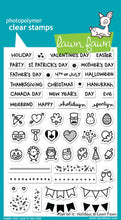 Carica l&#39;immagine nel visualizzatore di Gallery, Lawn Fawn - Plan on it: Holiday - clear stamp set
