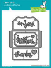 Load image into Gallery viewer, Lawn Fawn - Christmas - Lawn Cuts - Dies - Small Stitched Envelope - Design Creative Bling
